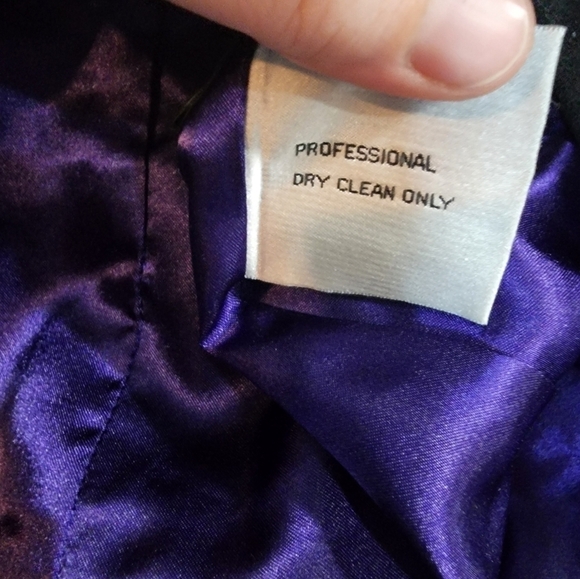 Kenneth Cole New York Black Recycled Wool Blend Black Women 8 Short Peacoat - Picture 5 of 9